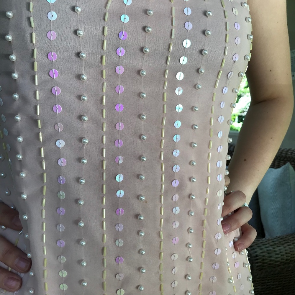 Modcloth Beaded Formal Mini Dress Size S